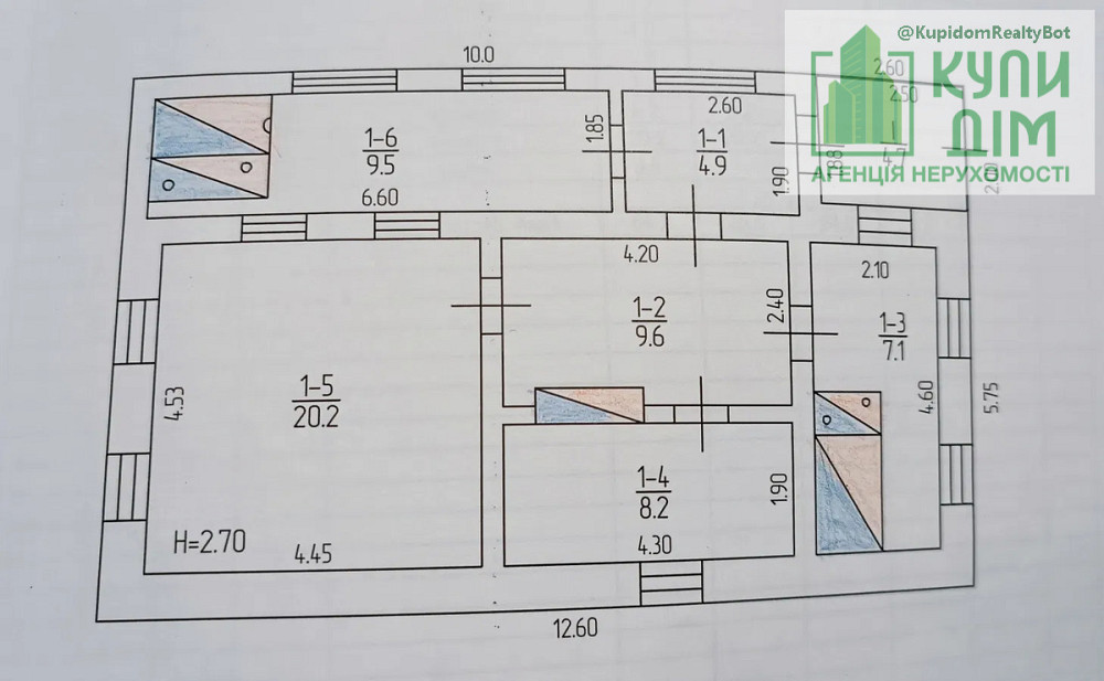 Будинок біля річки дачна ділянка. Кропивницький - фото 4