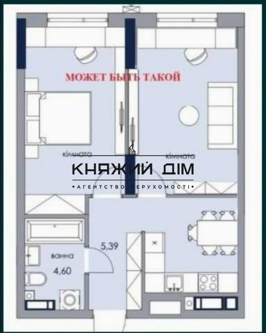 Продаж 1к Квартира 50 кв.м Жмаченко Генерала ул./Князя Романа Мстиславича вул. Київ - фото 14