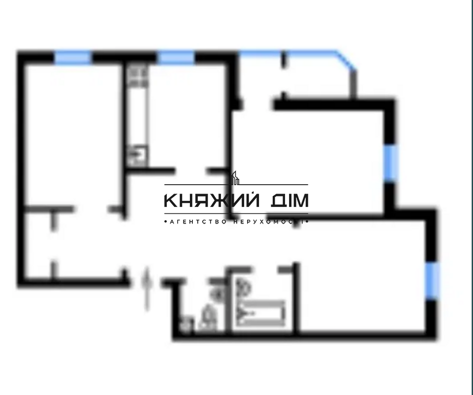 Продаж 3х кім. квартири м. Позняки КОД 21146304 Київ - фото 12