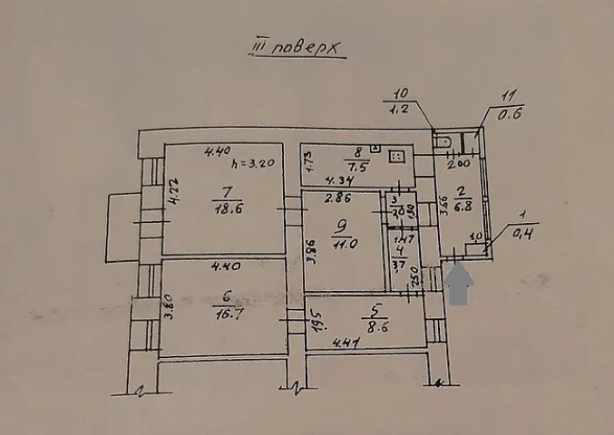 Продаж Квартира 3-кімнатна, 3/3 поверх на Пушкинская ул., 58 Одеса - фото 8