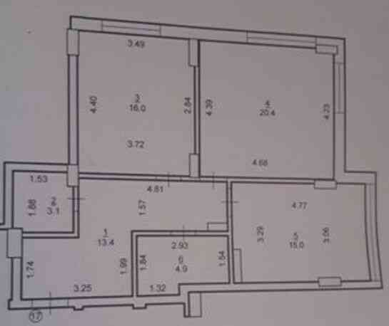 Продаж Квартира 2-кімнатна, 6/12 поверх на вул. Хіміків Івано-Франківськ