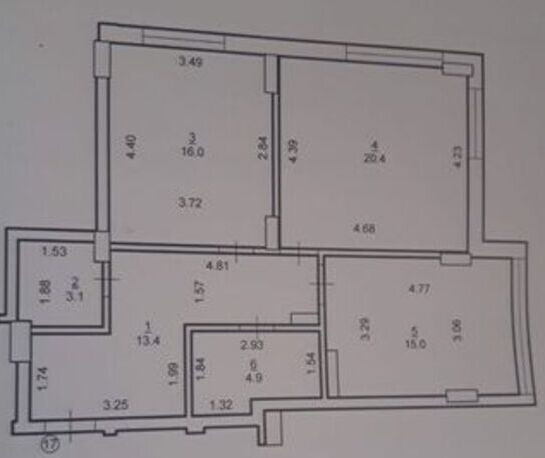 Продаж Квартира 2-кімнатна, 6/12 поверх на вул. Хіміків Івано-Франківськ - фото 3