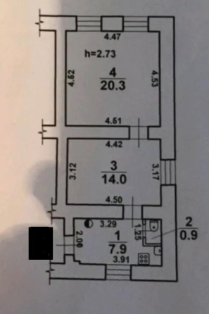 Продается 1-комнатная квартира в центре Одессы с возможностью перепланировки Одесса