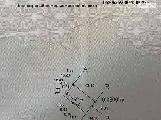 Продаж земельної ділянки 8 соток Вінниця