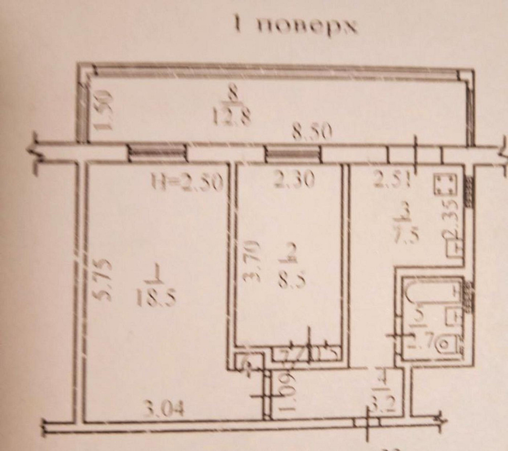 Продаж Квартира 2-кімнатна, 1/5 поверх на Клубничный ул. Одеса - фото 11