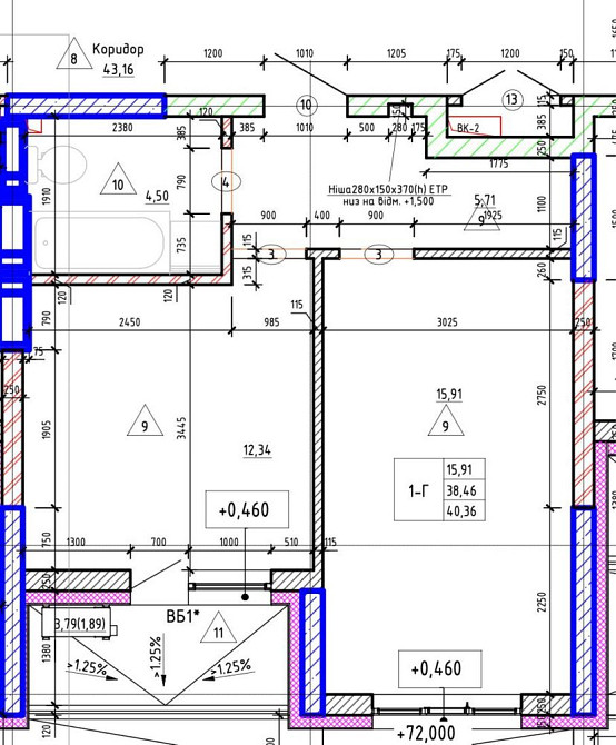 Продаж Квартира 1-кімнатна, 21/26 поверх на Кадетський Гай вул. вул., д. 10 Київ - фото 19