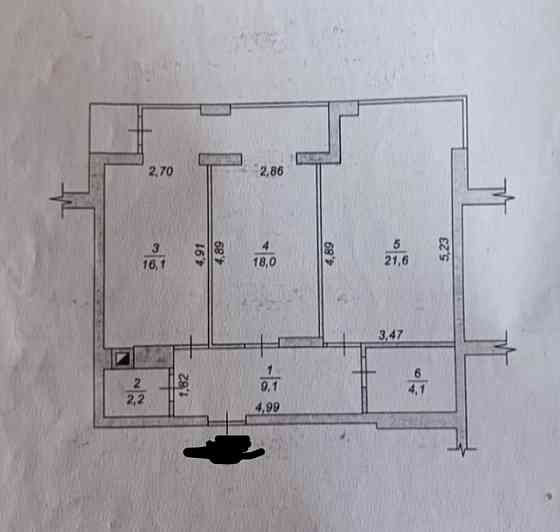 Продаж Квартира 2-кімнатна, 10/10 поверх на вул. Вітрука Житомир