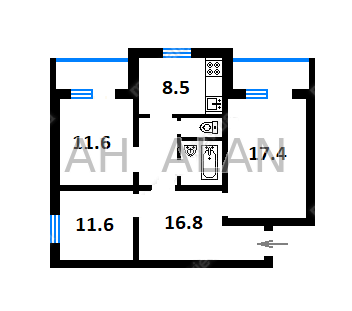 Продаж Будинок 3-кімнатний на Руденко Лариси вул., 3А Київ - фото 14