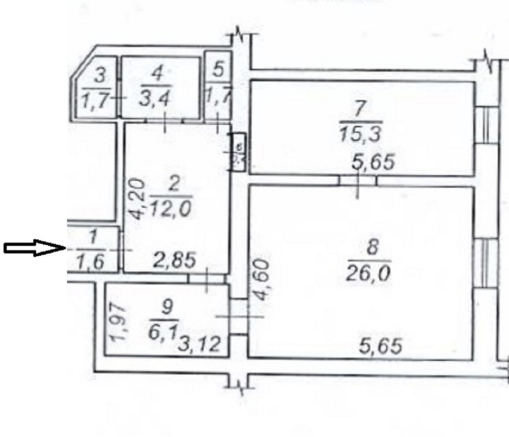Продаж Квартира 2-кімнатна на ул. Юрия Олеши, 10 Одеса - фото 12