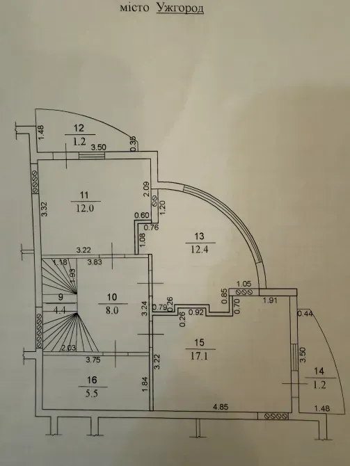 Продаж 5к Квартира 122 кв.м Богомольця 22 Ужгород - фото 20