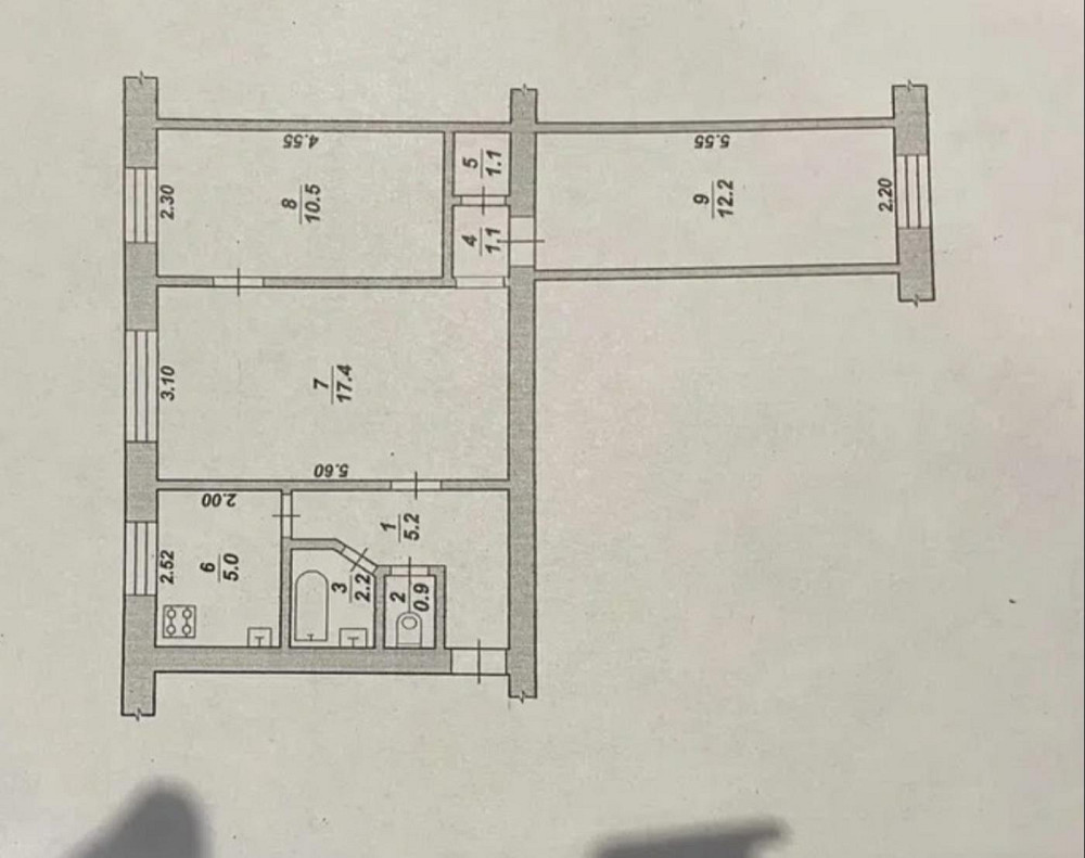 Продаж Квартира 3-кімнатна, 1/5 поверх на вул. Київська Житомир - фото 11