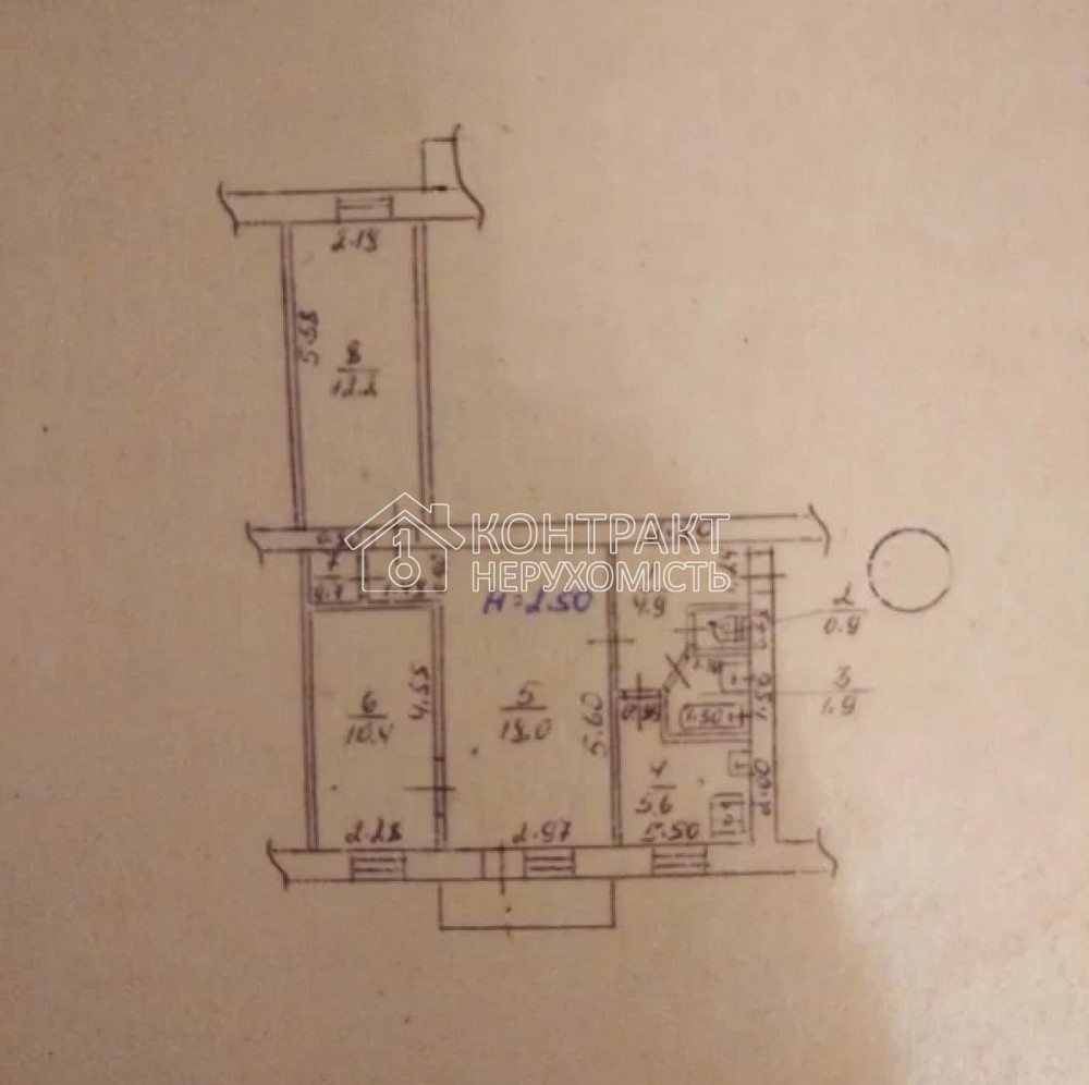 Продаж Квартира 3-кімнатна, 5/5 поверх на вул. Двадцять Третього Серпня Харків - фото 16