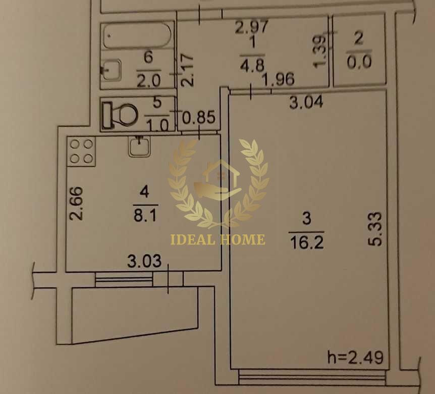 Продаж Квартира 1-кімнатна, 12/16 поверх на Гонгадзе Георгия пр-т, 32З Київ - фото 8