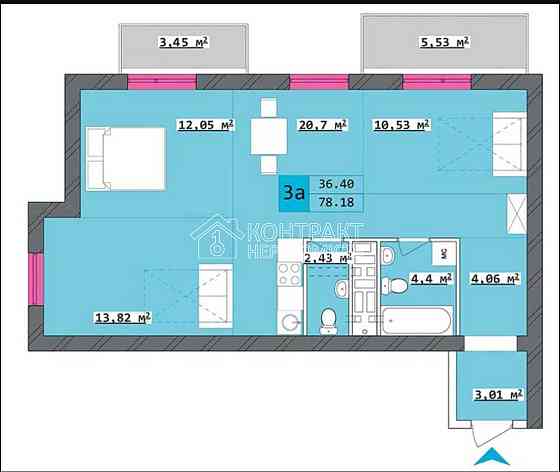 Продаж Квартира 3-кімнатна, 10/15 поверх на вул. Полтавський Шлях Харків