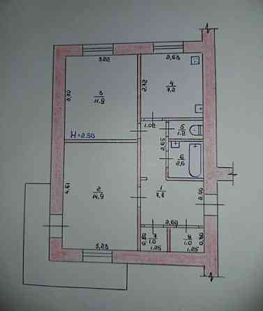 Продаж 2к Квартира 51 кв.м Київська Житомир