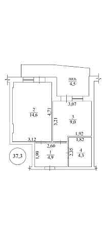 Продаж Квартира 1-кімнатна на ул. Жемчужная, 39б Лиманка