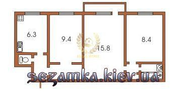 Продаж 3кімн. квартири, Відрадний пр-т (Солом'янський р-н) Київ - фото 5