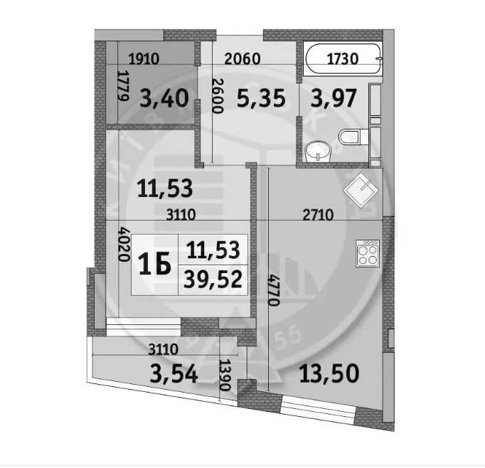 Продаж Квартира 1-кімнатна, 4/4 поверх на Редьчинська вул., д. 7 Kiev - photo 13