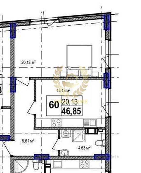 Продаж 1 кімн. квартири в новобудові, Солом'янський р-н, Жуляни,Київ Київ - фото 2