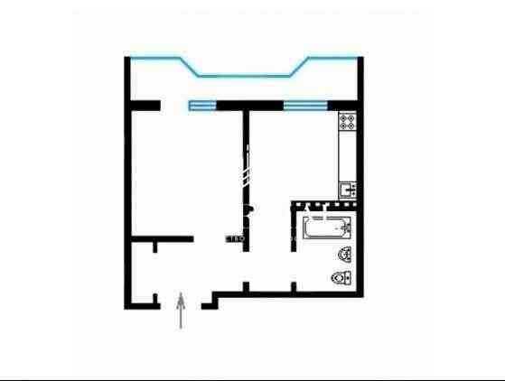 Продаж Квартира 1-кімнатна, 10/10 поверх на вул. Закревського Миколи Київ