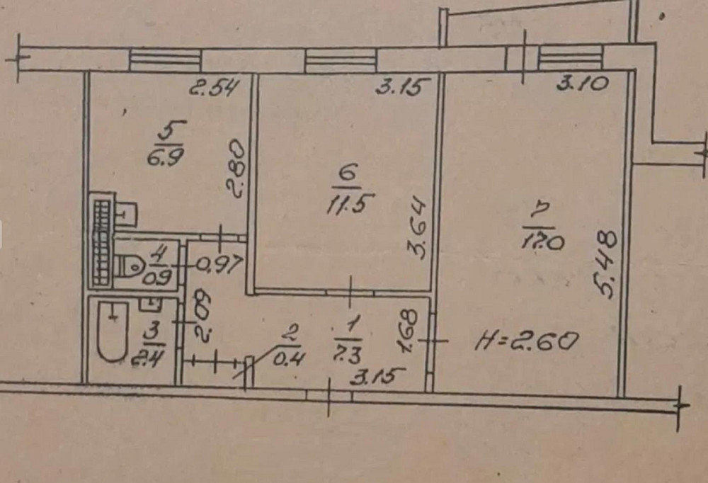 Продаж Квартира 2-кімнатна, 2/9 поверх на вул. Генерала Безручка Ровно - изображение 17