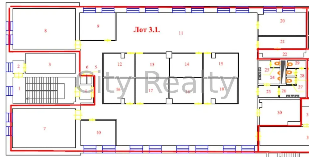 Здається Офісні приміщення площа 640 кв.м 3-й поверх Київ Новокостянтинівська 18 Київ - фото 7