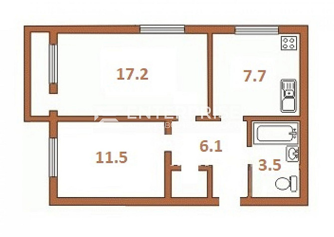 Продаж 2к Квартира 46.9 кв.м Турчина Ігоря вул. Київ - фото 12