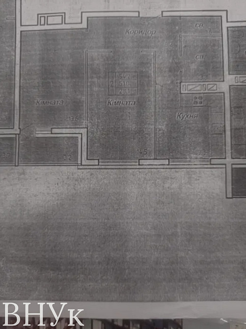 Продаж Квартира 1-кімнатна, 8/13 поверх на вул. Нечая Полковника Тернополь - изображение 2