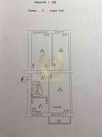 Продається 3-х кімнатна квартира в м.Бровари Бровари