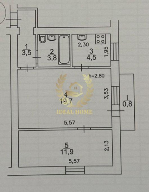 Продаж Квартира 2-кімнатна на Шполянская ул., 6А Kiev - photo 9