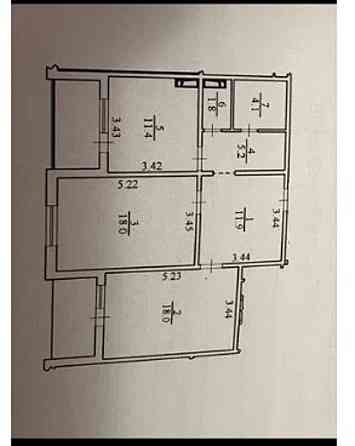 Продаж Квартира 2-кімнатна, 3/25 поверх на улица Ревуцкого, д.54 Киев