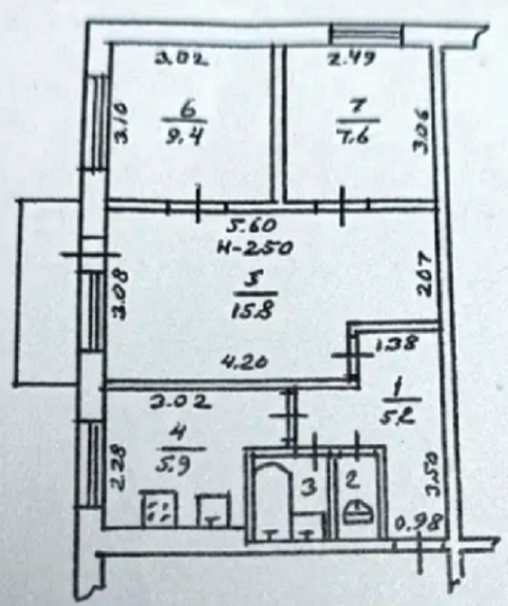 Продажа трехкомнатной квартиры на улице Паустовского. Одеса - фото 13