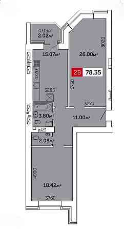 Продаж 2к Квартира 78 кв.м Сурина Гора Zhytomyr