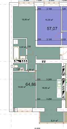 Продаж Квартира 2-кімнатна, 8/10 поверх на Драгоманова Калуш