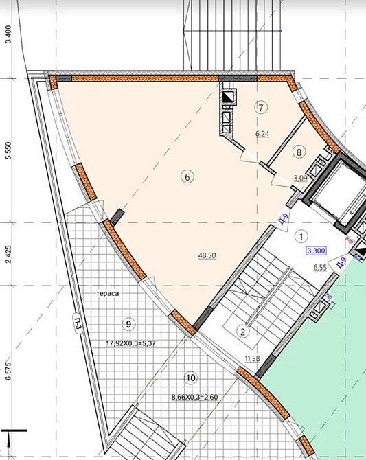 Продаж приміщення вільного призначення поверх - 1/8 Тернополь - изображение 4