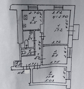 3-комнатная «сталинка» Адмиральский проспект/ парк, бонус + гараж во дворе Odessa - photo 10