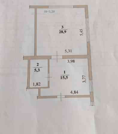 Продаж 1к Квартира 50 кв.м Глибочиця Zhytomyr