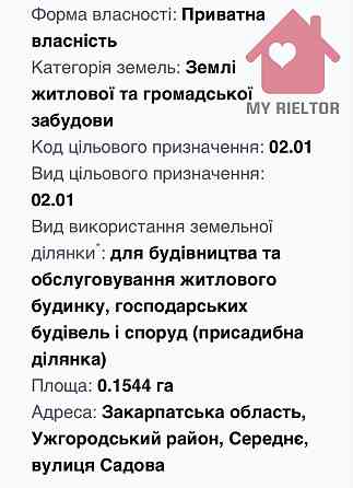 Продаж земельної ділянки 15.44 соток 