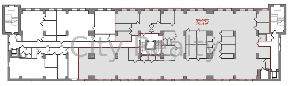 Здається Офісні приміщення площа 865.07 кв.м 3-й поверх Київ Миколи Пимоненка 13 Київ - фото 7