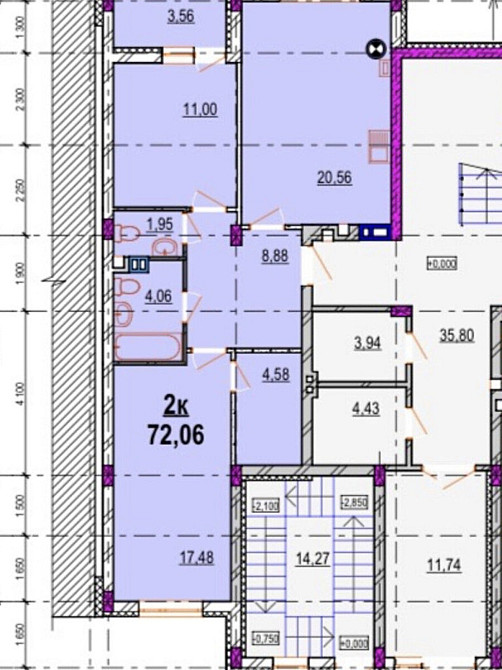 Продаж Квартира 2-кімнатна, 1/6 поверх на Івана Богуна Vinnytsya - photo 1