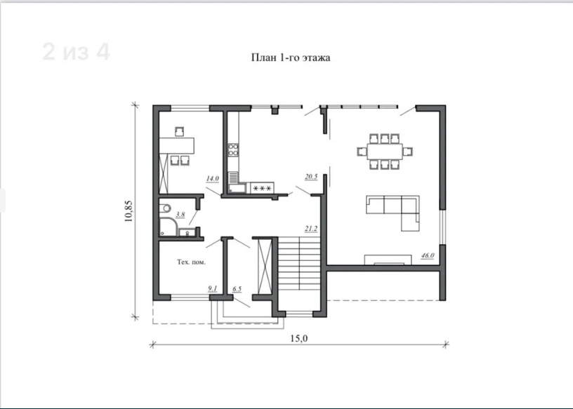 Продам новый 2-х этажный дом в элитном поселке "Сосновый Берег" Крижанівка (Комінтернівський район) - фото 7