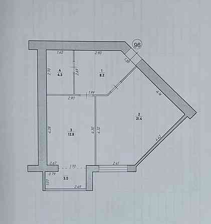 Продаж Квартира 1-кімнатна, 12/14 поверх на вул. Княгинин Івано-Франківськ