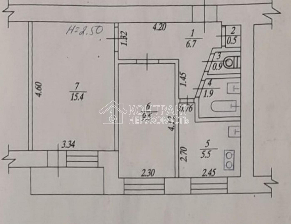 Продаж Квартира 2-кімнатна, 6/9 поверх на вул. Клочківська Харків - фото 2