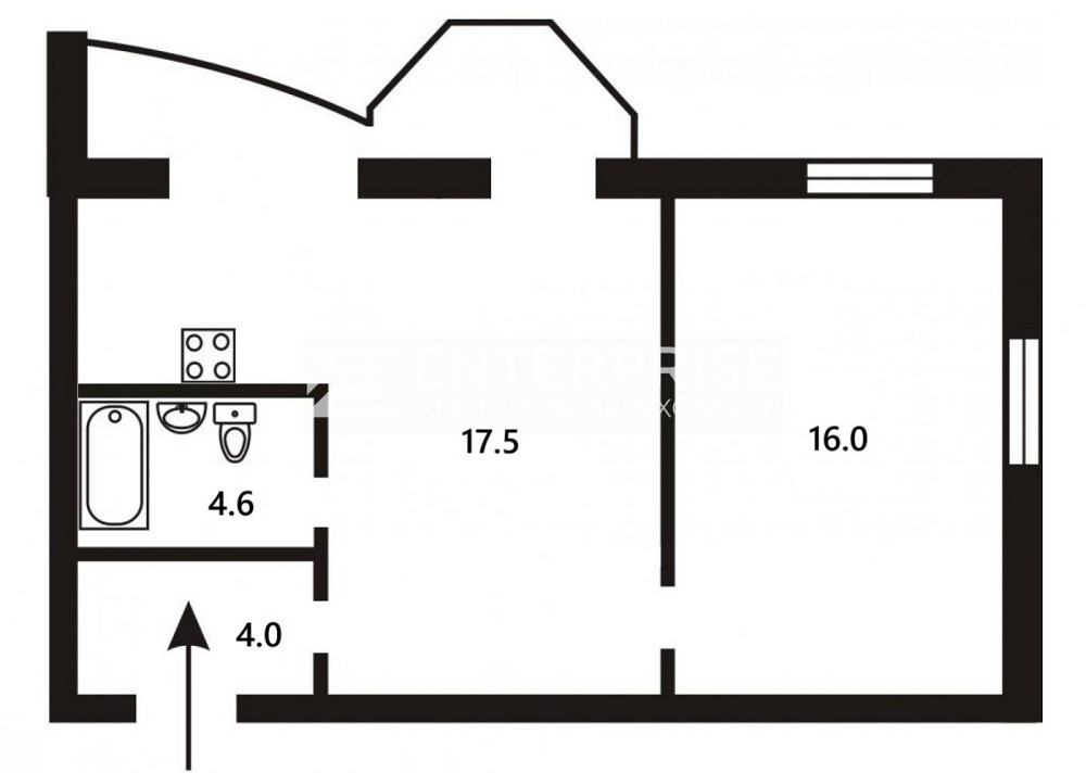 Продаж 2к квартири 46.4 кв. м Київ - фото 11