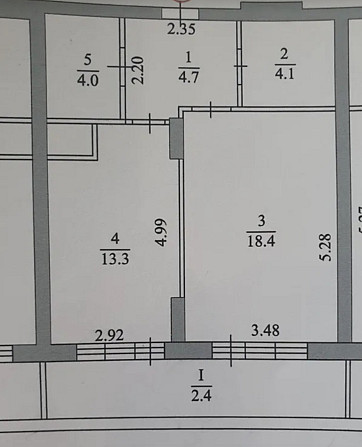 Продаж 1к квартири 46.9 кв. м на вул. Торговиця Ternopil' - photo 13