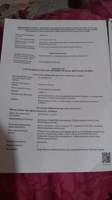 Продаж земельної ділянки 10 соток Кропивницький - фото 2