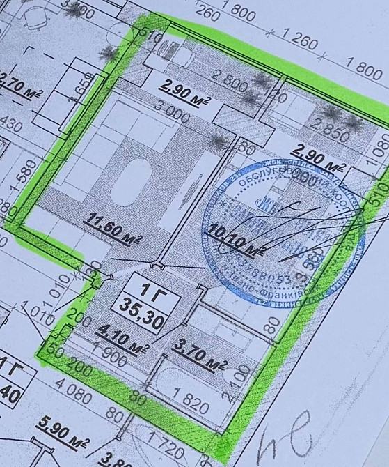 Продаж Квартира 1-кімнатна, 13/15 поверх на Княгинин вул., 444 Ivano-Frankivs'k - photo 1