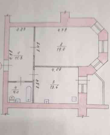 Продаж 1к Квартира 49.39 кв.м проїзд Івана Богуна 5 Zhytomyr