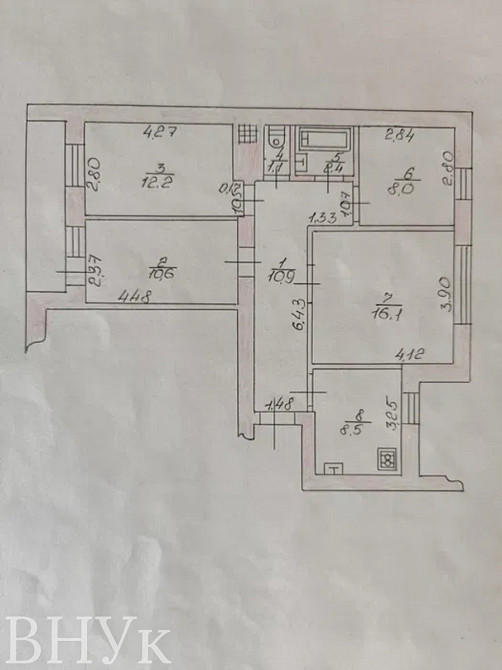 Продаж Квартира 4-кімнатна, 5/9 поверх на Воїнів Інтернаціоналістів Luts'k - photo 11
