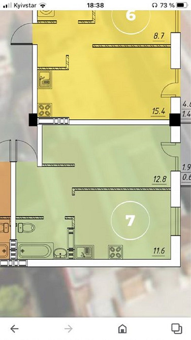 1-комнатная квартира на Таирова Одеса - фото 7